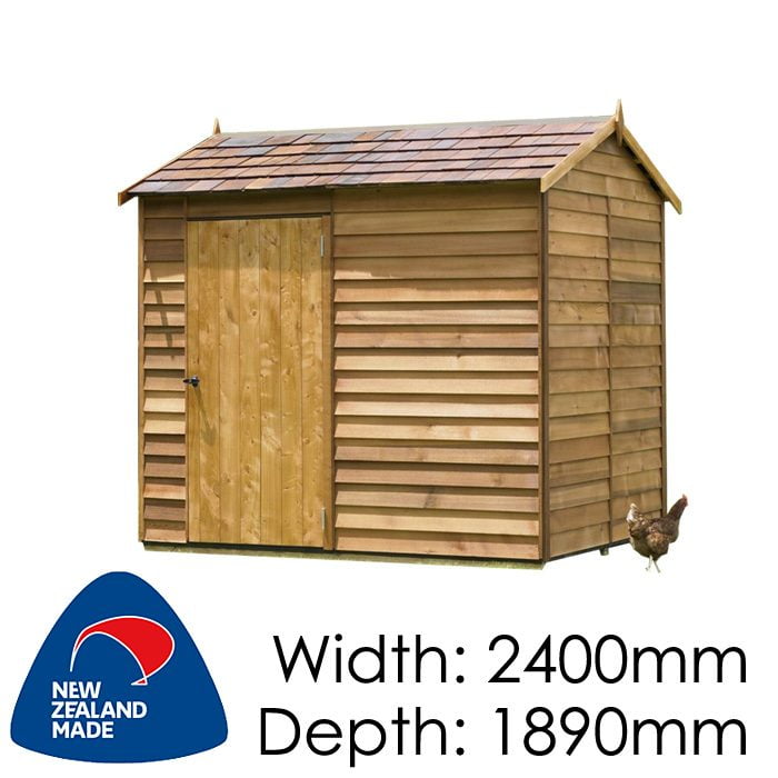 Cedar 2400x1890 Millbrook Timber Garden Shed available at Gubba Garden Shed