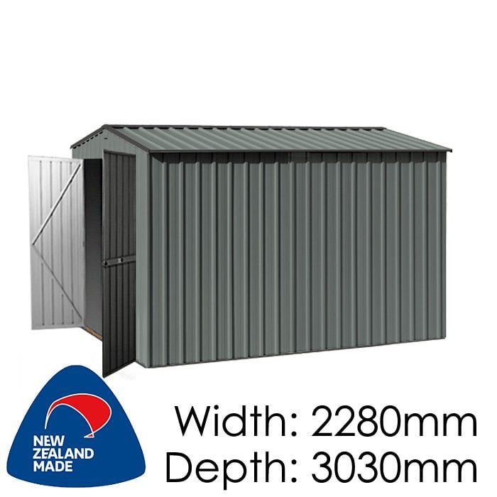 Garden Master GGM3023EE 2280x3030 Special End Entry Garden Shed available at Gubba Garden Shed