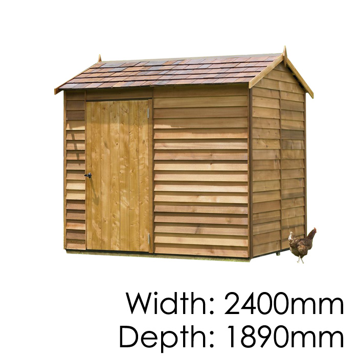 Cedar Millbrook - Base Size: Width 2400mm, Depth 1890mm, Wall Height