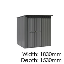 Garden Master Shed Sloping - 1530x1830mm