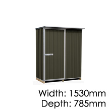 Garden Sheds NZ Made Galvo GVO1508 Karaka Garden Shed