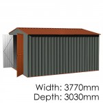 Garden Master 3830 End Entrance Shed