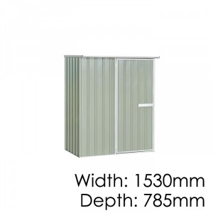 Galvo GVO1508 "Hazy Grey" Garden Shed