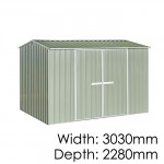 Garden Sheds NZ Made Galvo 3023 Garden Sheds