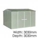 Large Sheds (3m to 4m wide) Galvo 3030 Garden Sheds