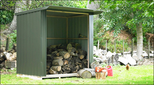 Duratuf Fortress WS 400 Woodshed - Garden Sheds NZ