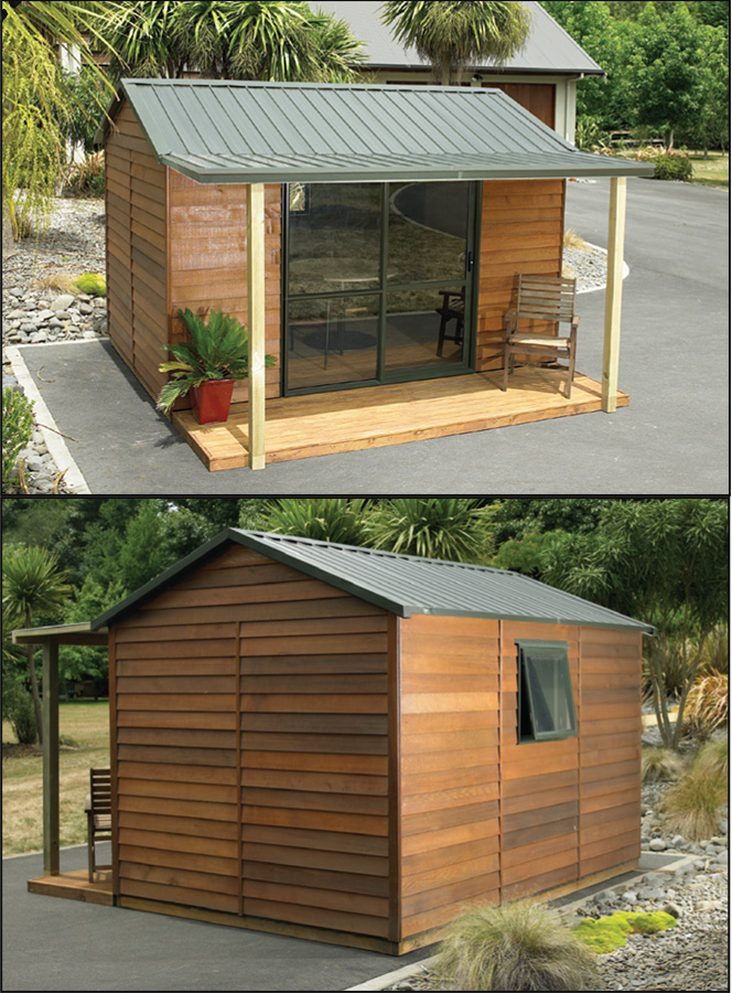 Cedar Urban Timber Garden Shed - Garden Sheds NZ