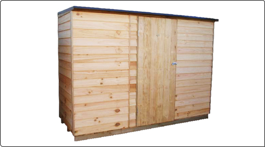 Pinehaven 2700x1000 Rimutaka Timber Garden Shed available at Gubba Garden Shed