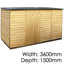 Pinehaven Lyall Timber NZ Made Garden Shed