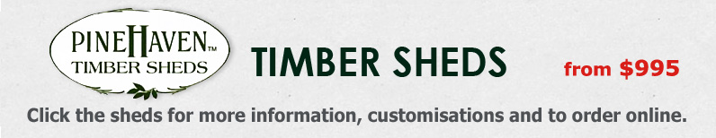 Cedar Pinehaven Timeber Sheds