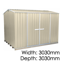 Garden Sheds NZ Made Galvo GVO3030 Desert Sand