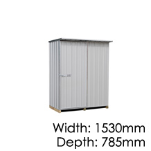 Garden Sheds NZ Made Galvo Zincalume GVO1508 Shed