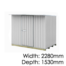 Garden Sheds NZ Made Galvo Zincalume GVO2315 Shed