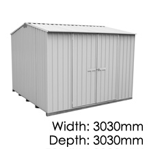 Garden Sheds NZ Made Galvo Zincalume GVO3030 Shed