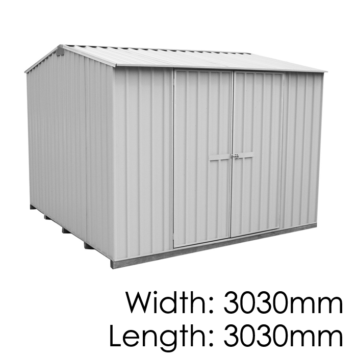 Galvo GVO3030 Zincalume Garden Shed