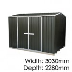 Garden Sheds NZ Made Galvo GVO3023 "Karaka" Shed - Floor Included (pickup deal)