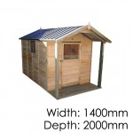 Pinehaven KK2 Kids Cubby + Verandah