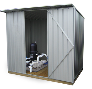 Pool Pump Sheds & Pump House Sheds