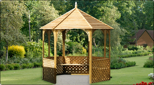 Pinehaven 3240x3000 Waimarama Gazebo available at Gubba Garden Shed 