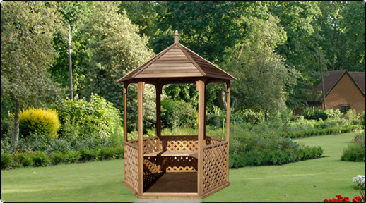 Pinehaven 2000x2600 Waihi Gazebo available at Gubba Garden Shed