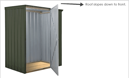 SmartStore Skillion SM1510 1520x1020 Karaka Shed available at Gubba Garden Shed