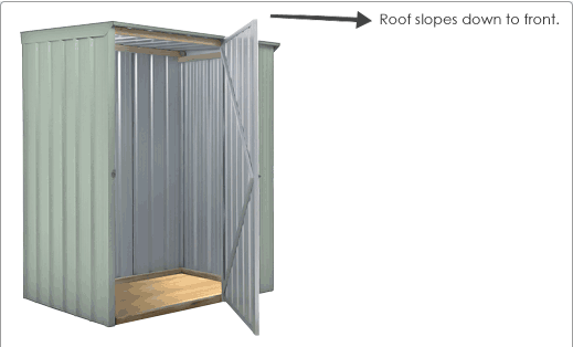 SmartStore Skillion SM1510 1520x1020 Mist Green Shed available at Gubba Garden Shed