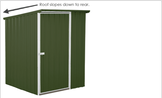 SmartStore Lean-to SM1515 1520X1520 Karaka Shed available at Gubba Garden Shed