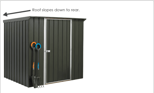 SmartStore Lean-to SM2015 2020x1520 Karaka Shed available at Gubba Garden Shed