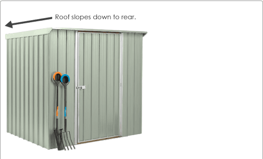 SmartStore Lean-to SM2015 2020x1520 Mist Green Shed available at Gubba Garden Shed SmartStore Lean-to SM2015 2020x1520 Mist Green Shed available at Gubba Garden Shed