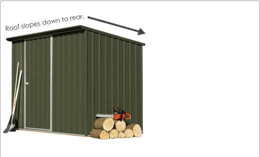 SmartStore Lean-to SM2515 2520x1520 Karaka Shed available at Gubba Garden Shed