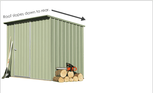 SmartStore Lean-to SM2515 2520x1520 Mist Green Shed available at Gubba Garden Shed