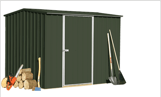 SmartStore Gable SM2520 2520x2020 Ebony Shed available at Gubba Garden Shed