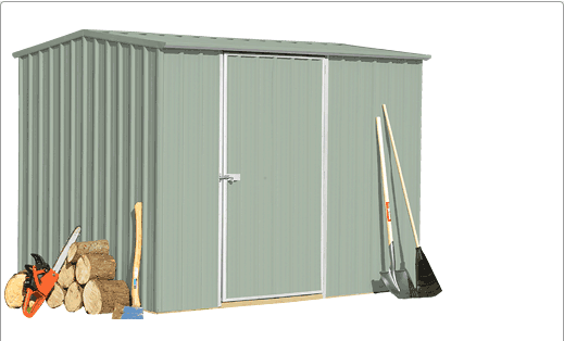 SmartStore Gable SM2520 2520x2020 Mist Green available at Gubba Garden Shed