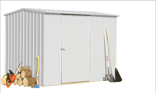 SmartStore Gable SM2520 2520x2020 Zincalume Shed available at Gubba Garden Shed