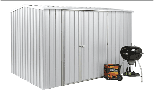 SmartStore Gable SM3020 3020x2020 Zincalume Shed available at Gubba Garden Shed