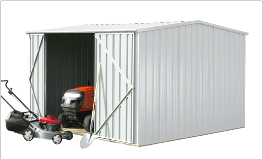 SmartStore Gable SM3030 3020X3020 Zincalume Shed available at Gubba Garden Shed