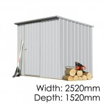 SmartStore Lean-to SM2515 Zincalume