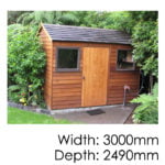 Cedar Montrose Timber Garden Shed