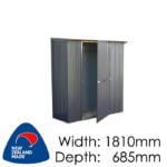 Duratuf Fortress 1810x685 Tuf Locker available at Gubba Garden Shed