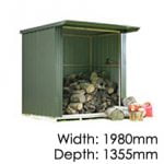 Duratuf Fortress WS 400 1980x1355 Woodshed available at Gubba Garden Shed