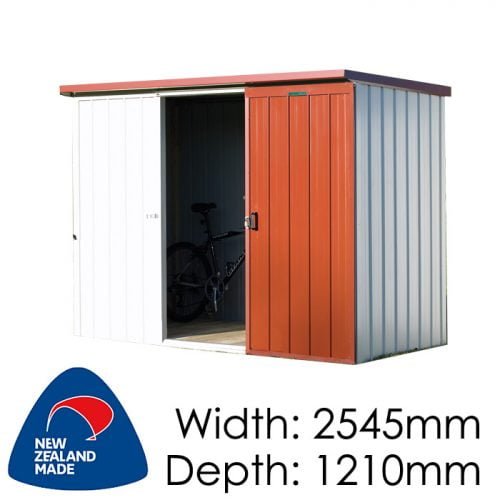 Duratuf Kiwi KL2 2545x1210 Garden Shed available at Gubba Garden Shed
