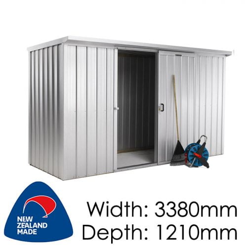 Duratuf Kiwi KL3 3380x1210 Garden Shed available at Gubba Garden Shed