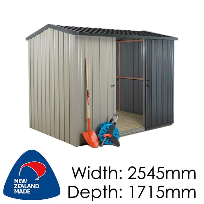 Duratuf Kiwi MK2 2545x1715 Garden Shed available at Gubba Garden Shed