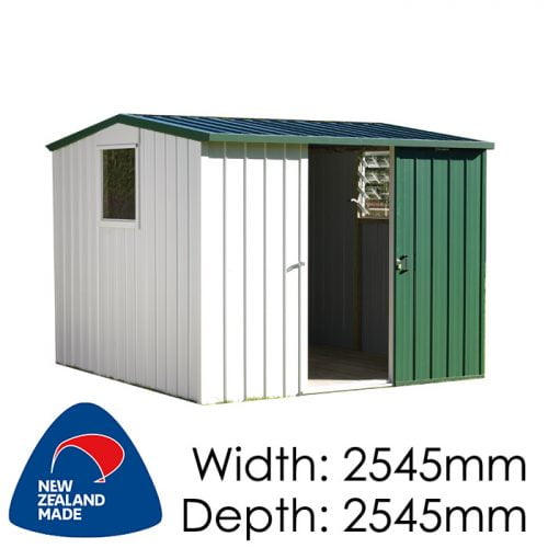 Duratuf Kiwi MK2A 2545x2545 Garden Shed available at Gubba Garden Shed