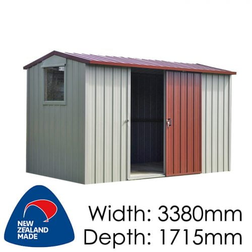 Duratuf Kiwi MK3 3380x1715 Garden Shed available at Gubba Garden Shed