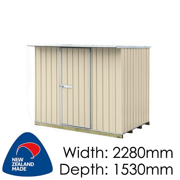Galvo GVO2315 2280x1530 “Desert Sand” Coloured Steel Garden Shed available at Gubba Garden Shed