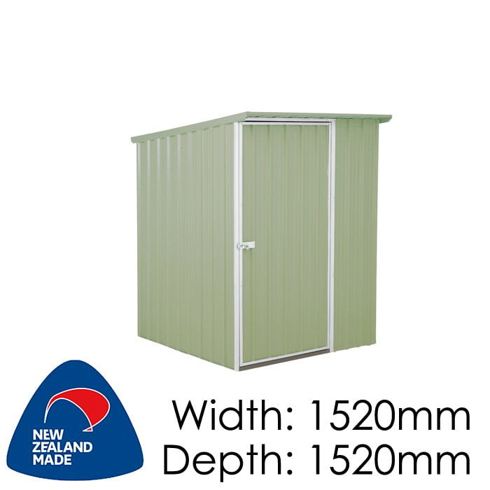 SmartStore Lean-to SM1515 1520x1520 Mist Green Shed available at Gubba Garden Shed