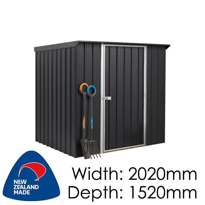 SmartStore Lean-to SM2015 2020x1520 Ebony Shed available at Gubba Garden Shed