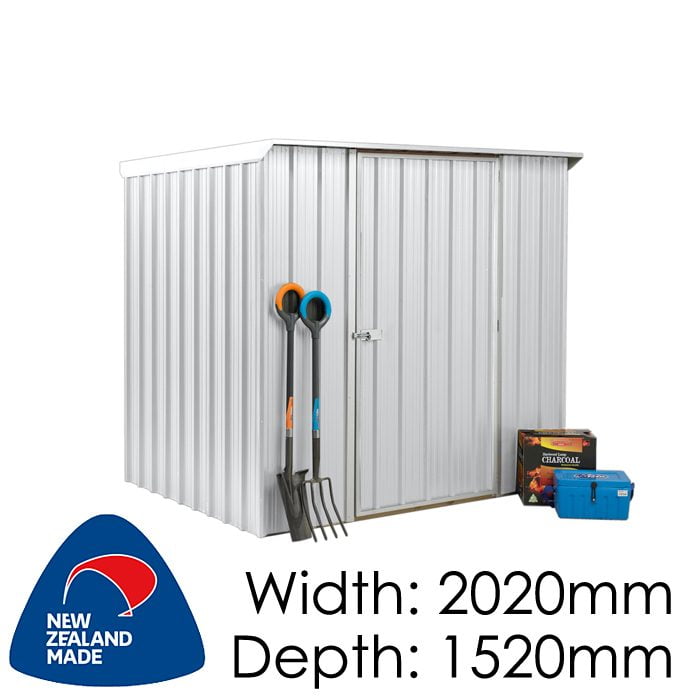 SmartStore Lean-to SM2015 2020x1520 Zincalume Shed available at Gubba Garden Shed