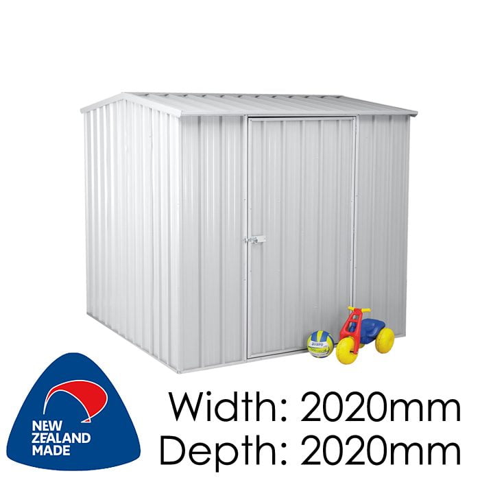 SmartStore Gable SM2020 2020x2020 Zincalume Shed available at Gubba Garden Shed